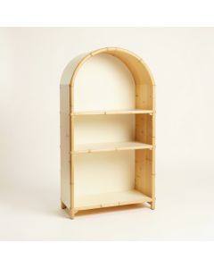 Field Crossing Freestanding Bookcase - Cream (synthetic illustration; no displayed measurements)