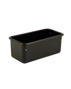 Juniper Bridge Empty Railing Planter With Integral Brackets - Black (synthetic illustration; no displayed measurements)