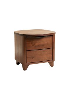 Krish Rounded 2 Drawer Nightstand