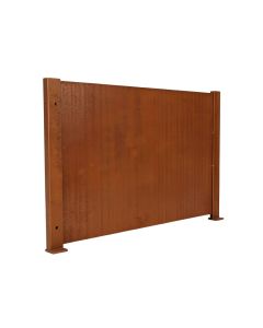 4 Ft. H X2 Ft. W Screen Series Blocks Corten Steel Privacy Screen