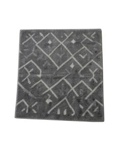 Radstock Geometric Shag Dark Gray Area Rug