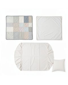 Lewis Penguin Five-Piece Nursery Decor Set (synthetic illustration; no displayed measurements)