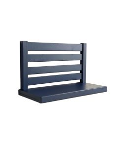 Laurel Branch Wall-Mounted Entryway Organizer Shelf - Navy