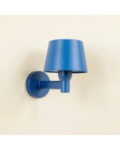 Pine Bend Wall Sconce Mounted On A Plain Wall - Blue (synthetic illustration; no displayed measurements)