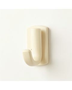 Holly Arc Wall-Mounted Robe Hook - Cream (synthetic illustration; no displayed measurements)