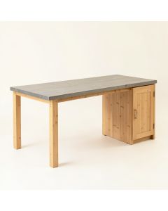 Maple Crossing Empty Workshop Workbench - Gray (synthetic illustration; no displayed measurements)
