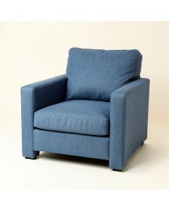 Stone Bend Upholstered Armchair - Blue (synthetic illustration; no displayed measurements)