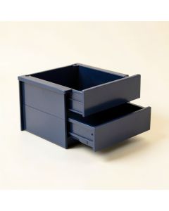 Elm Branch Small-Parts Storage Drawer Cabinet - Navy (synthetic illustration; no displayed measurements)