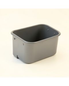 Briar Bend Empty Railing Planter With Integral Brackets - Gray (synthetic illustration; no displayed measurements)