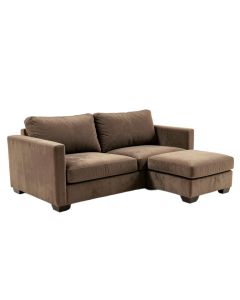 Sanders 96 '' Wide Velvet Left Hand Facing Sofa & Chaise