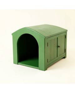 Ash Bridge Empty Furniture-Style Litter Enclosure - Green (synthetic illustration; no displayed measurements)