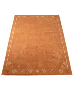 Maple Branch Rectangular Area Rug - Terracotta (synthetic illustration; no displayed measurements)