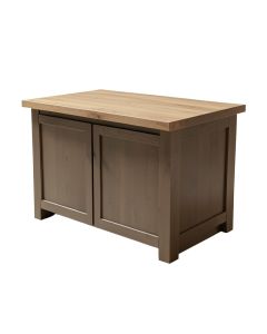 Collette Kitchen Island With Solid Wood Top