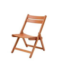 Clay Brook Folding Outdoor Chair - Terracotta (synthetic illustration; no displayed measurements)