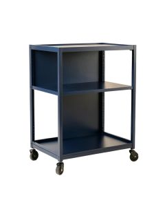 Sage Bridge Empty Rolling Workshop Cart - Navy