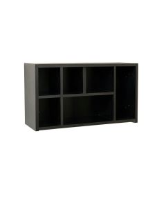Meadow Canyon Wall-Mounted Entryway Organizer Shelf - Black (synthetic illustration; no displayed measurements)