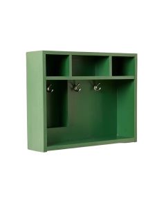 Maple Arc Wall-Mounted Entryway Organizer Shelf