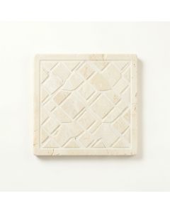 Lake Bluff Uninstalled Square Decorative Tile - Cream (synthetic illustration; no displayed measurements)