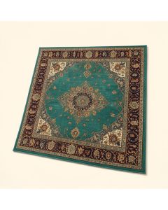 Havily Oriental Teal Indoor/Outdoor Area Rug (synthetic illustration; no displayed measurements)