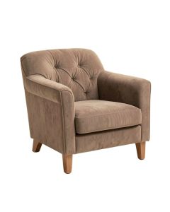 Colwell 40 '' W Tufted Microfiber Armchair (synthetic illustration; no displayed measurements)