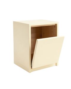 Brook Dale Freestanding Pull-Out Hamper Cabinet - Cream