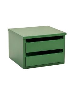 Briar Branch Small-Parts Storage Drawer Cabinet - Green (synthetic illustration; no displayed measurements)