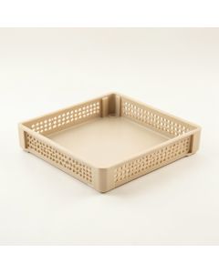 Cedar Dell Empty Under-Desk Cable Tray - Beige (synthetic illustration; no displayed measurements)