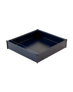 Clay Arc Empty Under-Desk Cable Tray (synthetic illustration; no displayed measurements)