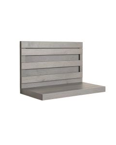 Pine Crest Wall-Mounted Entryway Organizer Shelf - Gray (synthetic illustration; no displayed measurements)