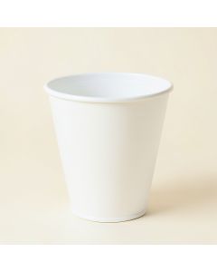 Slate Bend Empty Planter - White (synthetic illustration; no displayed measurements)