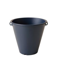 Wren Canyon Empty Railing Planter With Integral Brackets - Navy (synthetic illustration; no displayed measurements)