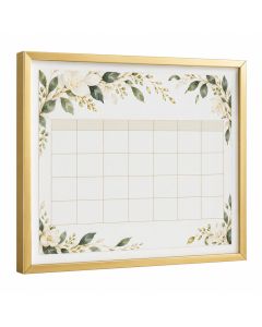 Month Calendar By The Creative Bunch Studio - Picture Frame Print On Glass
