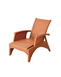 Rowan Brook Outdoor Lounge Chair - Terracotta (synthetic illustration; no displayed measurements)
