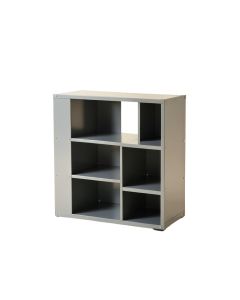 Ridge Bend Desktop Shelving Unit - Gray (synthetic illustration; no displayed measurements)