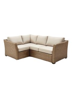 Aidelyn Patio Sectional With Cushions (synthetic illustration; no displayed measurements)