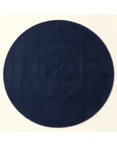 Pine Crest Round Area Rug - Navy (synthetic illustration; no displayed measurements)
