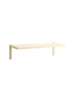 Ridge Bend Wall-Mounted Shelf - Ivory