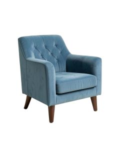Berrios Tufted Arm Chair In Blue (synthetic illustration; no displayed measurements)