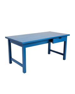 Moss Canyon Empty Workshop Workbench - Blue (synthetic illustration; no displayed measurements)