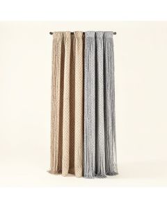 Fidel Beaded String Room Divider Fringe Polka Dots Single Curtain Panel (synthetic illustration; no displayed measurements)
