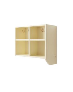 Slate Canyon Wall-Mounted Entryway Organizer Shelf - Cream (synthetic illustration; no displayed measurements)