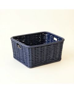 Oak Bridge Empty Storage Basket - Navy (synthetic illustration; no displayed measurements)