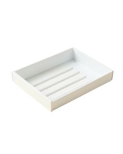 Rowan Arc Empty Under-Desk Cable Tray (synthetic illustration; no displayed measurements)
