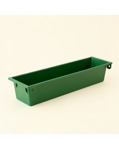 Dune Arc Empty Railing Planter With Integral Brackets (synthetic illustration; no displayed measurements)