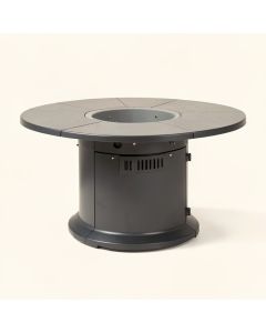 Caden Stainless Steel Propane/Natural Gas Fire Pit Table (synthetic illustration; no displayed measurements)