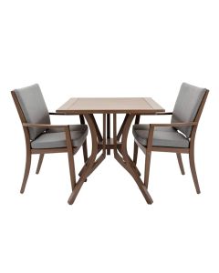 Johnstown 3 Piece Bistro Set With Cushions