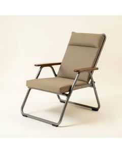Reclining Stadium Seat With Cushion (synthetic illustration; no displayed measurements)