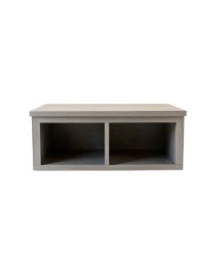 Dawn Brook Shoe Storage Bench - Gray