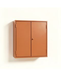 Fern Arc Wall-Mounted Entry Cabinet (synthetic illustration; no displayed measurements)