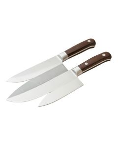 Ayesha Collection Japanese Steel 3 Piece Cooking Knife Set (synthetic illustration; no displayed measurements)